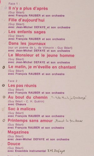 Guy Beart: il n'y a plus d'apres, woc,stoc, Philips (6511 051), F, 1970 Typ: LP Best.-Nr.: Y9463 Preis: 5,00 Euro