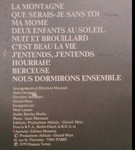 Ferrat,Jean: La montagne, woc, Intercord (INT 145.035), D, 1979 Typ: LP Best.-Nr.: Y9488 Preis: 6,00 Euro