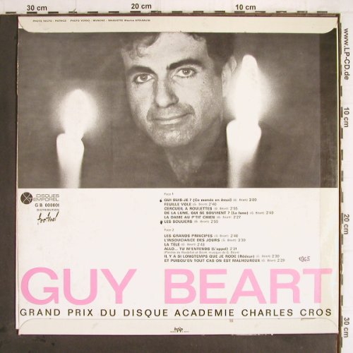 Guy Beart: Les Grands Principes Qui Suis-Je ?, Disques Temporel (GB 000001), F, woc Typ: LP Best.-Nr.: Y9493 Preis: 6,00 Euro