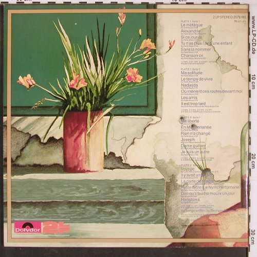 Moustaki,Georges: Liederbuch,Foc, Polydor(2675 185), D,  - 2LP - Y949 - 7,50 Euro