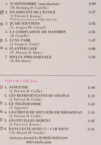 Montand,Yves: One Man Show, complete, woc, stoc, Vanguard(VSD 63/64), US, Foc, 1974 - 2LP - Y9520 - 7,50 Euro