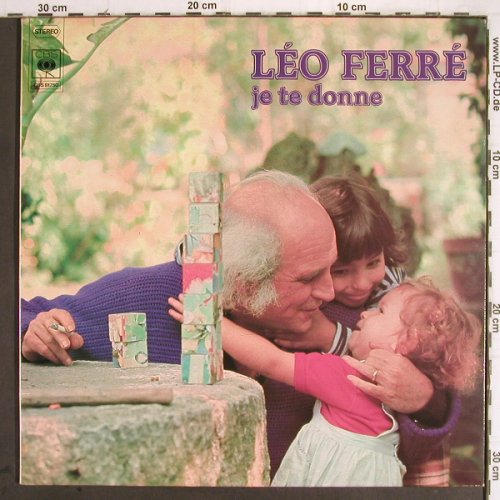 Ferre,Leo: je te donne, Foc, stoc, m-/vg+, CBS (CBS 81 750), F, 1976 Typ: LP Best.-Nr.: Y9547 Preis: 6,00 Euro