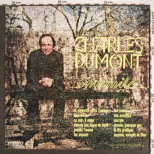 Dumont,Charles: Intimite (1972), Pathe (C 066-11950), F, Ri, 1978 Typ: LP Best.-Nr.: Y9550 Preis: 7,50 Euro