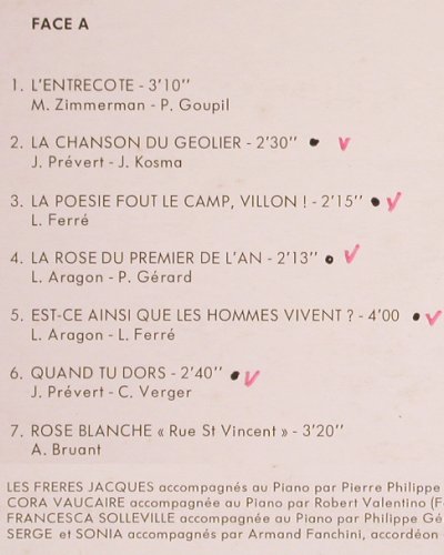 V.A.La Naissance d.St.Germain...: Les Freres Jacques...Serge&Sonia, BAM(LD 5718), F,vg+/vg+,  - LP - Y9592 - 5,00 Euro