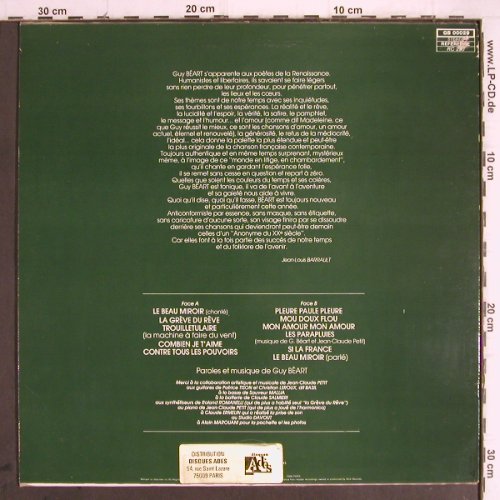 Guy Beart: Same(Contre tous les pouvoirs...), Disques Temporel (GB 00029), F, 1981 Typ: LP Best.-Nr.: Y9594 Preis: 6,00 Euro