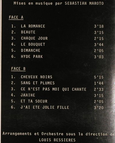 Prevert,Jacqoues / Sebastian Maroto: 12 Chansons Novelles, Foc, Jacqoues Canetti(48 862), F, 1975 - LP - Y9653 - 7,50 Euro