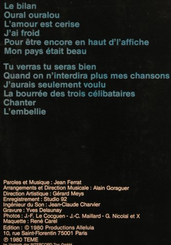 Ferrat,Jean: Same, Foc, woc, Intercord (INT 160.161), D, 1980 Typ: LP Best.-Nr.: Y9801 Preis: 6,00 Euro