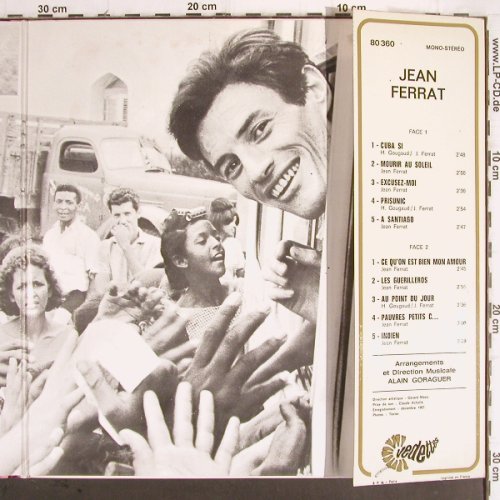 Ferrat,Jean: Same, Foc, Barclay (80 360), F, stoc, 1967 Typ: LP Best.-Nr.: Y9804 Preis: 9,00 Euro
