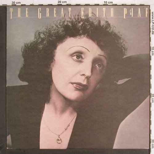 Piaf,Edith: The Great, CBS(CBS 85 007), NL, 1981 - LP - Y9855 - 6,00 Euro