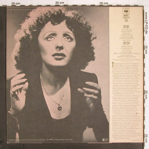 Piaf,Edith: The Great, CBS(CBS 85 007), NL, 1981 - LP - Y9855 - 6,00 Euro