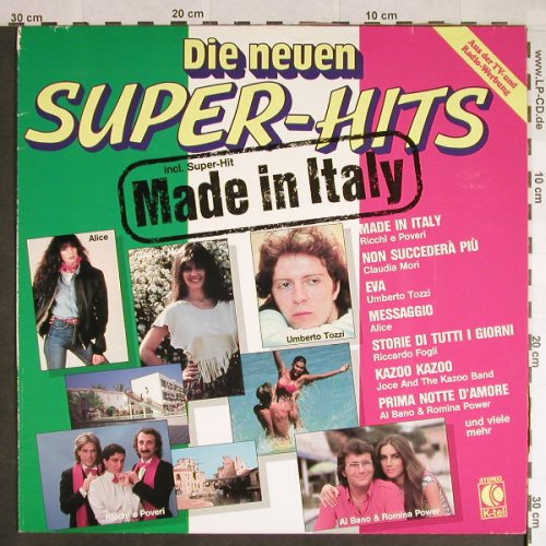 V.A.Die Neuen Super-Hits: Made in Italy, K-tel(TG 1395), D, 1982 - LP - H109 - 4,00 Euro