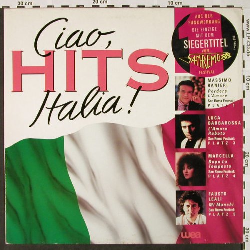 V.A.Ciao, Hits Italia !: Massimo Ranieri...Raff, WEA(242 348-1), D, 1988 - LP - H4261 - 5,50 Euro