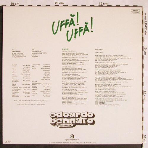 Bennato,Edoardo: Uffa'!Uffa'!, Dischi(0065.016), D, 1980 - LP - X1462 - 6,00 Euro
