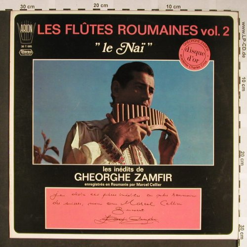 Zamfir,George: Les Flutes Roumaines, Vol.2, Arion(30 T 095), NL,  - LP - H2137 - 5,00 Euro