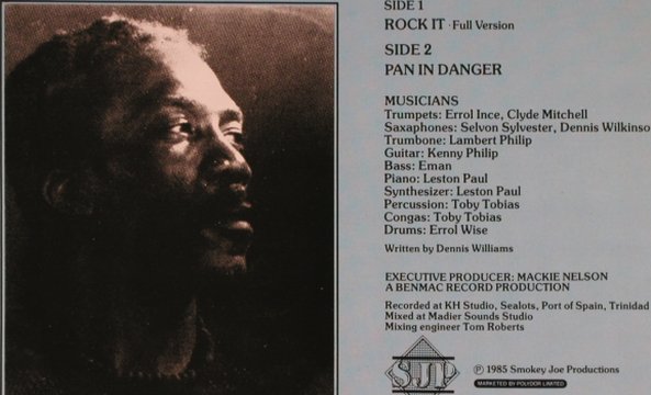 Merchant: Rock it.../ Pan in Danger, (Soca), Hot Vinyl(POSPX 764), UK, 1985 - 12inch - H8612 - 4,00 Euro