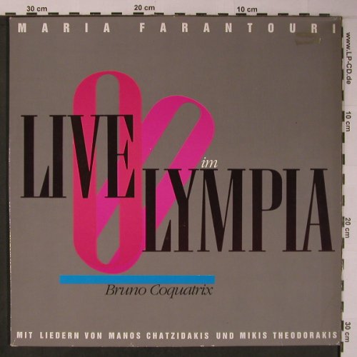 Farantouri,Maria: Live im Olympia, Bruno Coquatrix, Pläne(88 495), D, 1987 - 2LP - X6249 - 12,50 Euro