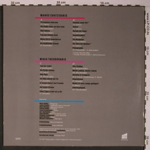 Farantouri,Maria: Live im Olympia, Bruno Coquatrix, Pläne(88 495), D, 1987 - 2LP - X6249 - 12,50 Euro