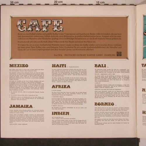 V.A.Cafe - Eine Musikalische Reise: durch Kaffeeländer rund um die Welt, DEK-Deut.Extrakt Kaffee (DK 1266), D,vg-/vg+ Typ: LP Best.-Nr.: X7851 Preis: 9,00 Euro