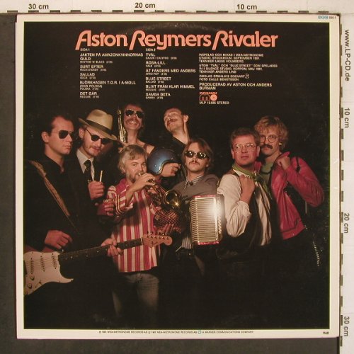 Aston Reymers Rivaler: Tvl, m-/vg+, Metronome(MLP 15.685), S, 1981 - LP - X8040 - 7,50 Euro