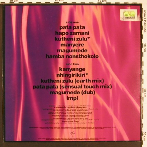 Masuka,Dorothy: Pata Pata, Mango(162 539 911-1), US, 1991 - LP - X9326 - 7,50 Euro