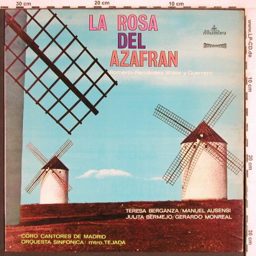 La Rosa Del Azafran: Shaw,Romero-F. & Guerrero, Alhambra(szll-14045), E, 1975 - LP - F5791 - 6,00 Euro