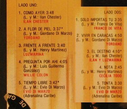 V.A.En un Sotano de la Florida: ILan Chester..Evio de Marzo, Sonografica(10.187), Venezuela, 1987 - LP - H2382 - 6,00 Euro