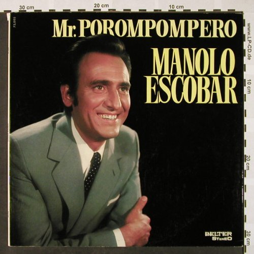 Escobar,Manolo: Mr.Porompompero, Foc, Belter(75.005), E,  - LP - H4118 - 12,50 Euro