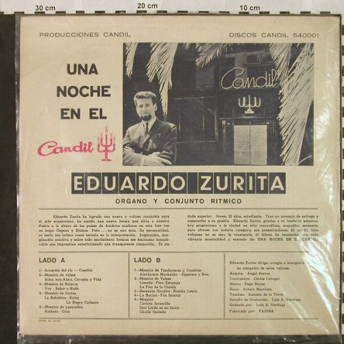 Zurita,Eduardo: Una Noche en el, VG+/VG+, Candil, bad cond.(540001), Equador,  - LP - H4916 - 4,00 Euro