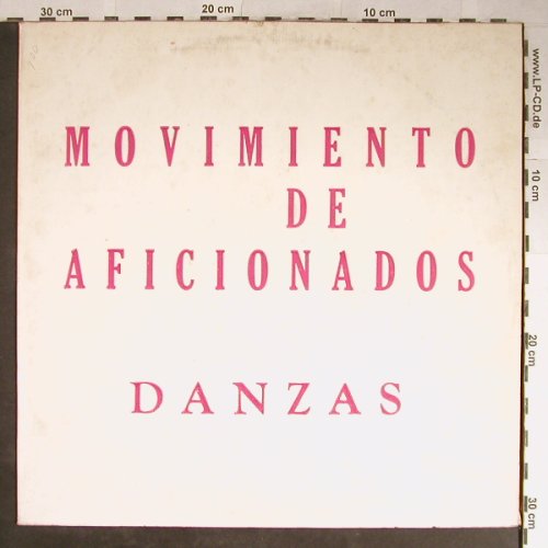 V.A.Movimiento de Aficionados: Danzas-Rico Vacilon...Zapeto, Areito,m-/VG+(LD-3667), Cuba,  - LP - H5581 - 5,00 Euro
