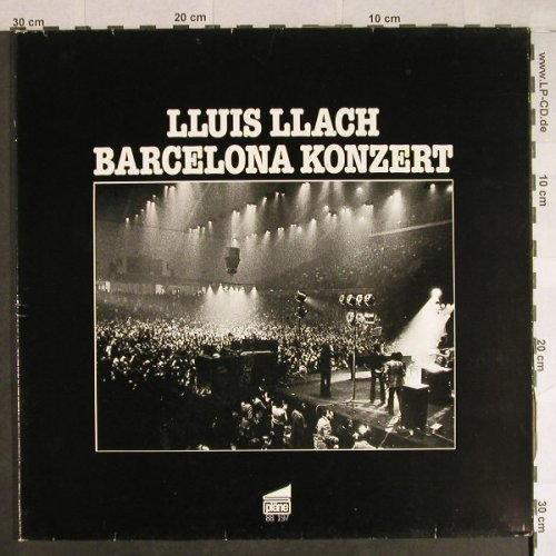 Llach,Lluis: Barcelona Konzert (1976),  Foc, Pläne(88 197), D, 1980 - LP - H914 - 6,00 Euro