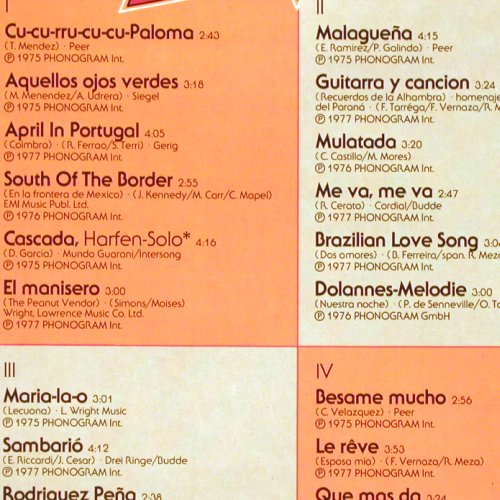 Los Paraguayos: Cu-Cu-Rru-Cu-Cu-Paloma, Foc, Philips(6610 021), D,  - 2LP - V1065 - 7,50 Euro