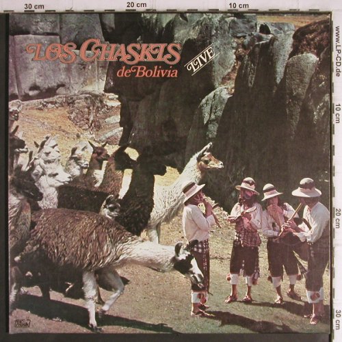 Los Chaskis de Bolivia: Live - in Holzbüttgen/Neuß, Foc, Falk Musik(197.701), D, 1977 - LP - V1311 - 9,00 Euro