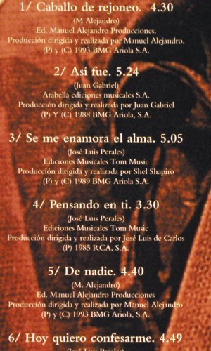 Pantoja,Isabel: Mis Mejores Canciones, RCA (74321250481), E, 1994 Typ: LP Best.-Nr.: V1475 Preis: 9,00 Euro