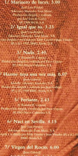 Pantoja,Isabel: Mis Mejores Canciones, RCA (74321250481), E, 1994 Typ: LP Best.-Nr.: V1475 Preis: 9,00 Euro