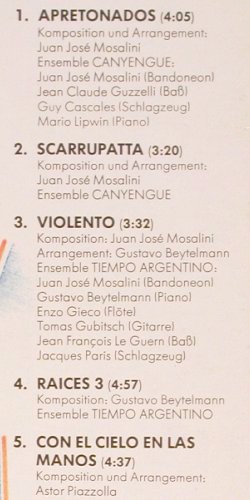 MosaliniJuan Jose: Buenas Noches Che Bandoneon, Eigelstein(6.25464 AP), D, 1983 - LP - V161 - 7,50 Euro