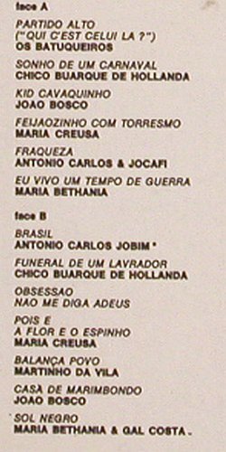 V.A.Brasil Original: Os Batuqueiros.. C.Veloso,faceC vg+, RCA International(FJL2 7208), F, Foc, 1975 - 2LP - V1786 - 9,00 Euro
