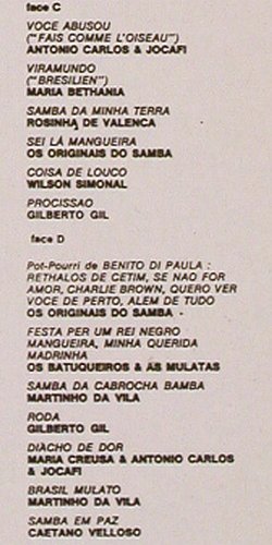 V.A.Brasil Original: Os Batuqueiros.. C.Veloso,faceC vg+, RCA International(FJL2 7208), F, Foc, 1975 - 2LP - V1786 - 9,00 Euro