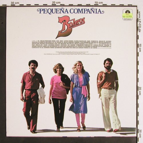 Pequena Compania: Boleros (mixed), Fonomusic(89 2090/4), E, 1984 - LP - V1879 - 6,00 Euro