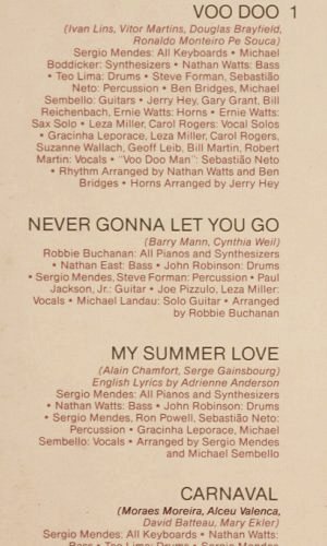 Mendes,Sergio: Same, AM(AMLH 64937), NL, 1983 - LP - V1967 - 6,00 Euro