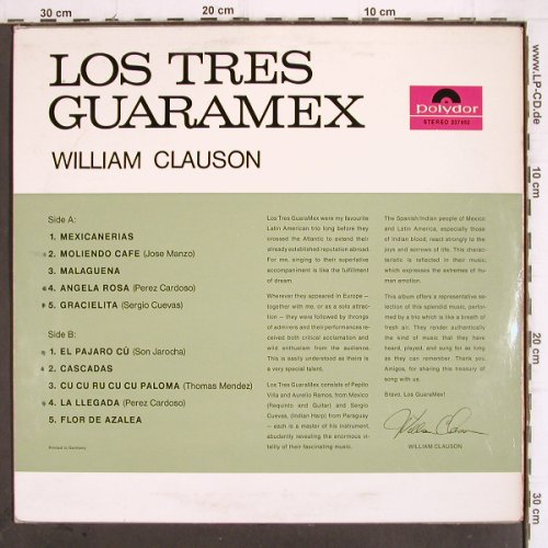 Los Tres Guaramex: Same, m-/vg+, woc, Polydor(237 652), D, 1963 - LP - V23 - 7,50 Euro