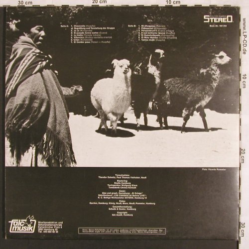 Los Chaskis de Bolivia: Live - in Holzbüttgen/Neuß, Foc, Falk Musik(197.701), D, 1977 - LP - X3172 - 6,00 Euro