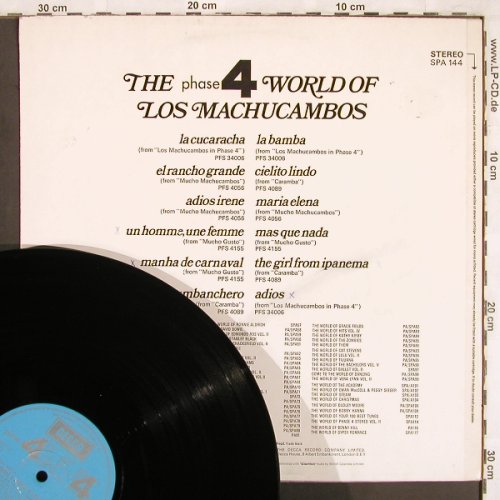 Los Machucambos: The phase 4 world of, woc, Decca(SPA 144), UK, 1971 - LP - X3714 - 6,00 Euro