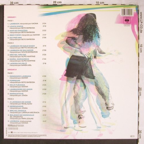 V.A.Lambada: 20 Tr, Foc, CBS(465599 1), NL, 1989 - 2LP - X4953 - 7,50 Euro