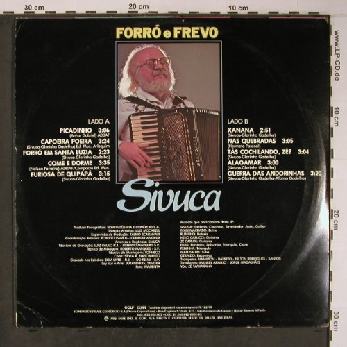 Sivuca: Forr e Frevo Vol.2, Copacabana(COLP-12799), Brasil, 1982 - LP - X6345 - 9,00 Euro