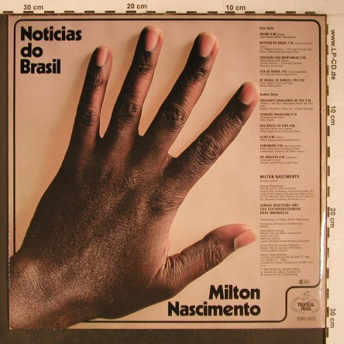 Nascimento,Milton: Noticias do Brasil, Tropical Music(680.003), D, 1983 - LP - X6421 - 9,00 Euro