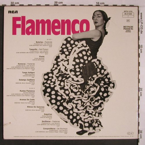 V.A.Flamenco: Montoya...Juan Serrano, 12 Tr., RCA (INTS 1270), D, 1971 Typ: LP Best.-Nr.: X6882 Preis: 7,50 Euro