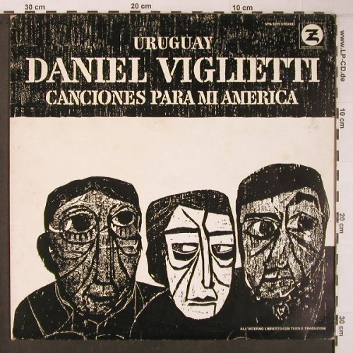 Viglietti,Daniel: Canciones Para Mi America, Z(VPA 8275), I, vg+/vg+, 1976 - LP - X6984 - 5,00 Euro