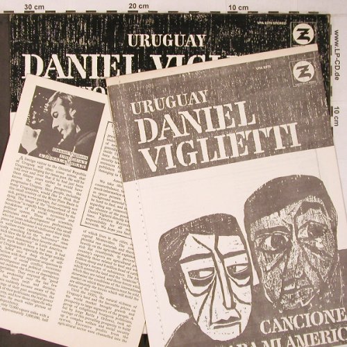 Viglietti,Daniel: Canciones Para Mi America, Z(VPA 8275), I, vg+/vg+, 1976 - LP - X6984 - 5,00 Euro
