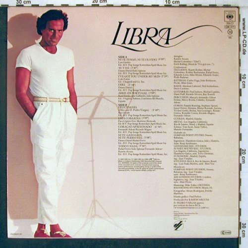 Iglesias,Julio: Libra, CBS(26623), NL, 1985 - LP - X7864 - 6,00 Euro