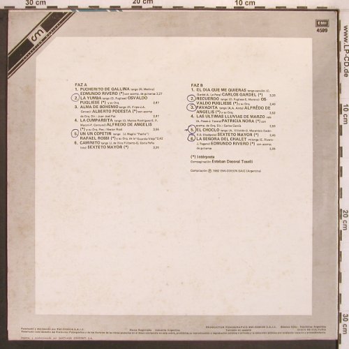 V.A.El Viejo Almacen: Tangos en Buenos Aires, vg+/vg+,woc, EMI(4599), Argentina, 1982 - LP - X8175 - 7,50 Euro